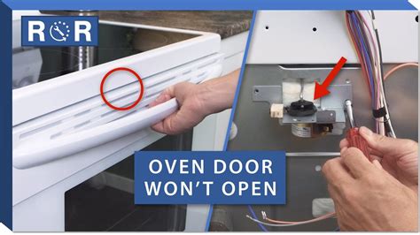 maytag stove door locked